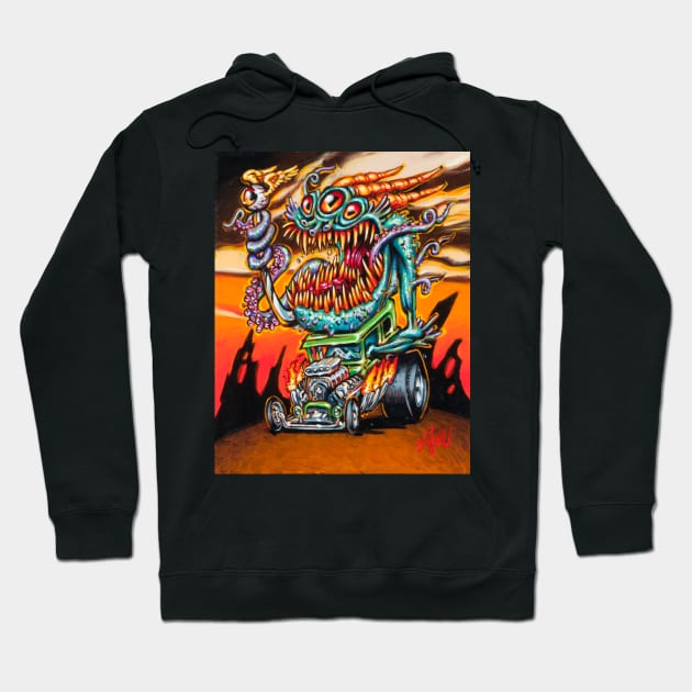 Deep One Hot Rod Hoodie by BigToe